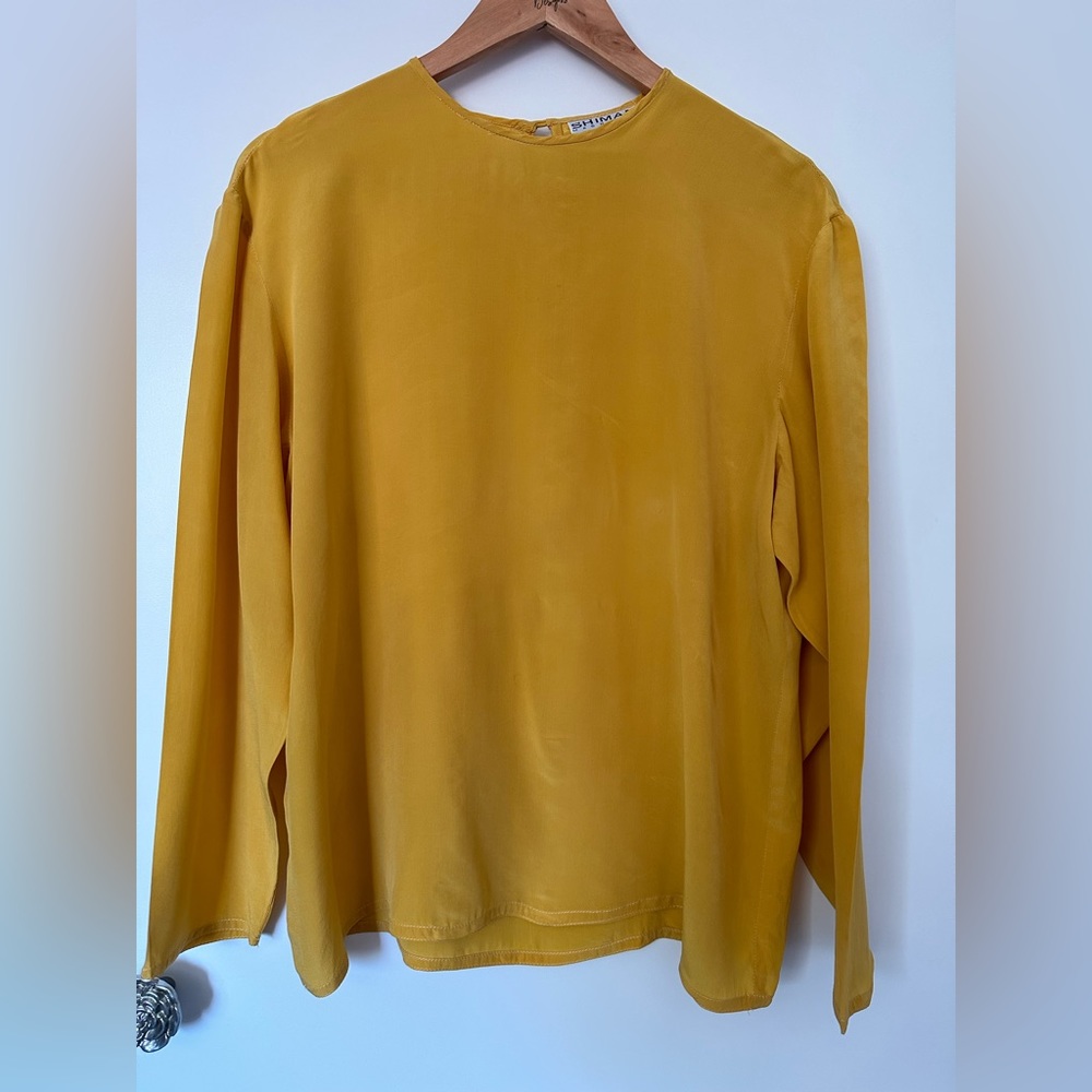 Vintage 90’s 💯% silk top - Picture 1 of 6